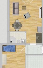 Apartment with Mountain View
