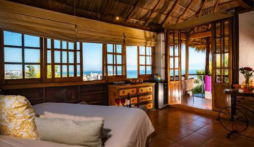 Palapa - Double Room with Balcony and Sea View