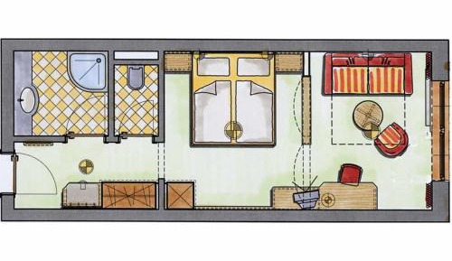 Basement Basic Double Room 
