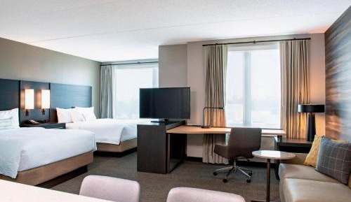 Queen Studio with Two Queen Beds and Sofa Bed