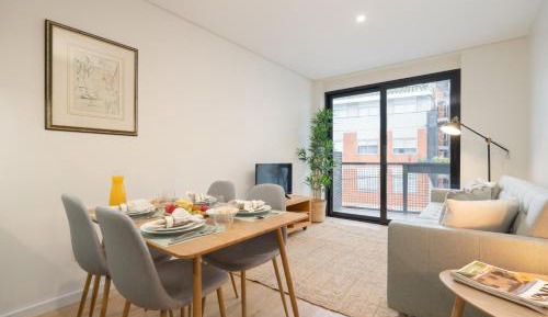 One-Bedroom Apartment with Balcony and City View