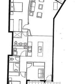 Three-Bedroom Apartment with Ocean View