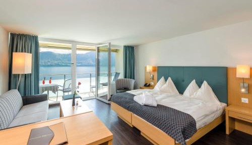 Superior Double Room with Lake View and Balcony