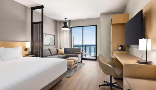 Oceanfront King Room with Sofa Bed