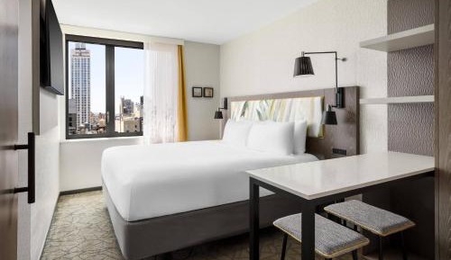 Studio City View with Full Kitchenette, 1 King