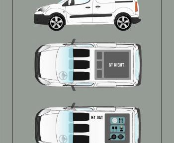 Renault Kangoo with Automatic Transmission and Overnight Heater 2WD (Category AA)