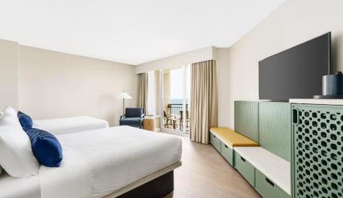 Deluxe Queen Room with Two Queen Beds and Ocean View