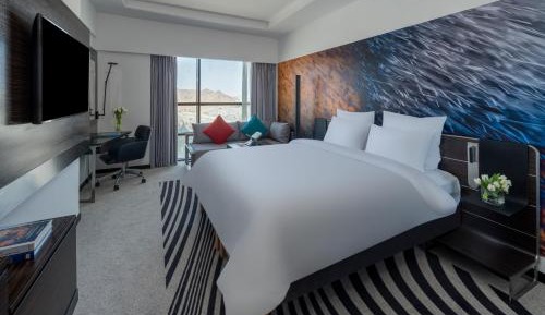 Junior Suite with One King Bed and Living Room