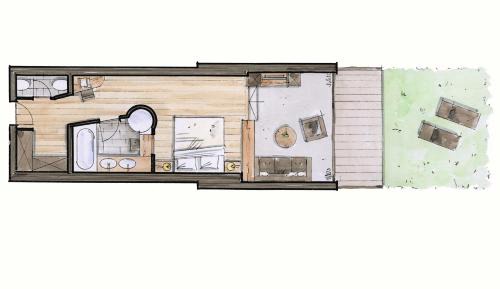 Double or Twin Room with Terrace