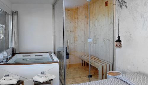 One-Bedroom House with sauna and hot tube