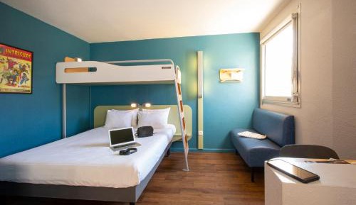 Triple Room with One Double Bed and One Bunk Bed
