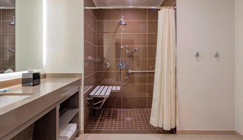 King Room with Roll-In Shower - Disability Access