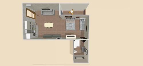 Studio with Balcony