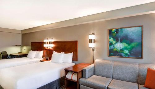 Double Room with Two Double Beds and Accessible Tub - Disability Access