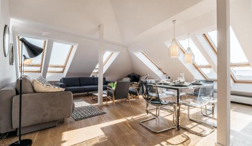 Penthouse with Terrace and City View