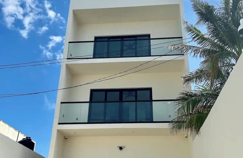 Isla Mujeres Apartment | Agnes apartment in Olaff Boho House, a few steps from the Caribbean Sea