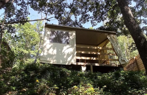 Belloc House | Camping le Roc del Rey* - Canvas mobile home without toilets (arrival Saturday in high season) 4 people