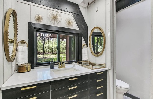 Bull Valley House | Private A-Frame on 5 Acres with a Fishing Pond and Rock Wall