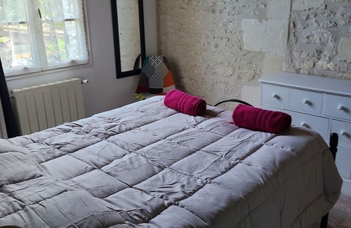 Brives-sur-Charente Bed & Breakfast | Les Tulipes Chambre Avec vue sur Jardin