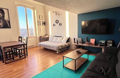 Saint-Victor Apartment | L'Abbaye - Appart atypique avec vue Vieux-Port