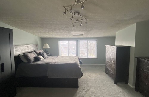 CUF Condo | Two-Story Luxurious Condo with Deck and Amazing City Views Close to the Action