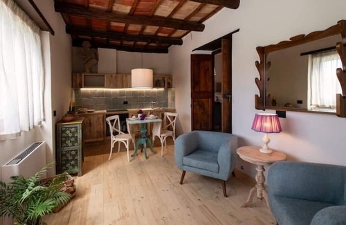 Corbara Apartment | In the charming Umbrian countryside near Orvieto, villa with pool and waterfall.