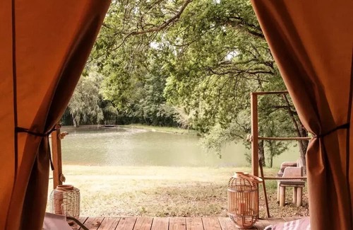 Coux-et-Bigaroque-Mouzens Ski Chalet | Camping Inspire Villages Séveilles - Signature Spa Chalet 3 Rooms 4 People Air Conditioned