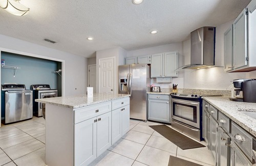 Sunbeam House | Spacious single-story home with private pool , enclosed yard, & W/D