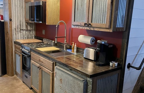 Elkins Cabin | Grain bin turned into tiny home. Bin there, Done that!