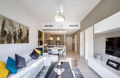 Madinat Zayed Apartment | Stylish 1BR Apartment with Community View