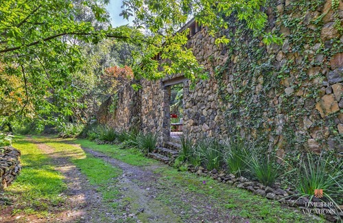 Valle de Bravo House | Magical Stone Home on 20-acre Ranch, Amazing Views, Patio w/BBQ & Dining Table