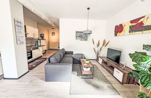 Ottbergen Apartment | Nice apartment for 4 guests with WIFI, TV, terrace, pets allowed and panoramic view
