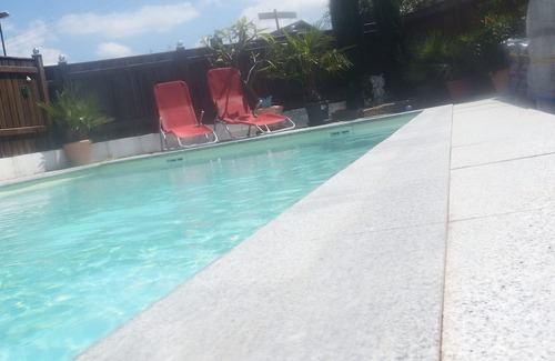 Neustadt-Geinsheim Apartment | Guesthouse Evi with palm garden, between Speyer and Neustadt a. d. Wine route