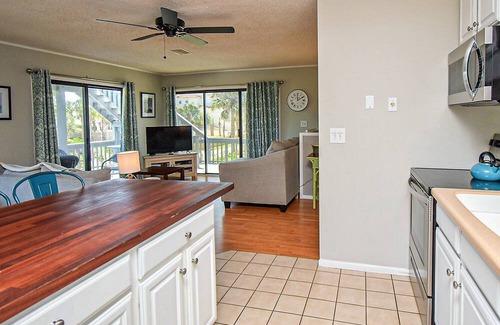Old Town House | Steps from the beach with great deck space, sunrise/sunset views, WiFi & W/D
