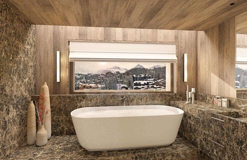 Courchevel Apartment | Luxury penthouse in Courchevel with ski-in and wellness area
