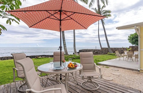 Ewa House | Oceanfront Stay w/AC, BBQ, Washer/Dryer & Kitchen