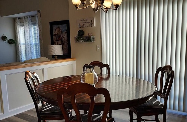 Cozy, light-filled fully furnished condo with pool.
