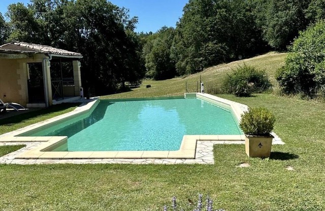 Restored stone farm - traditional features with a modern twist - shared pool