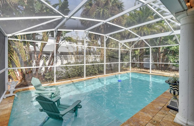 New Smyrna Beach Retreat w/ Private Heated Pool!