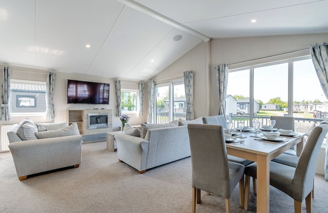 Brand new for 2021. Outstanding, spacious lodge with one double and two twin.