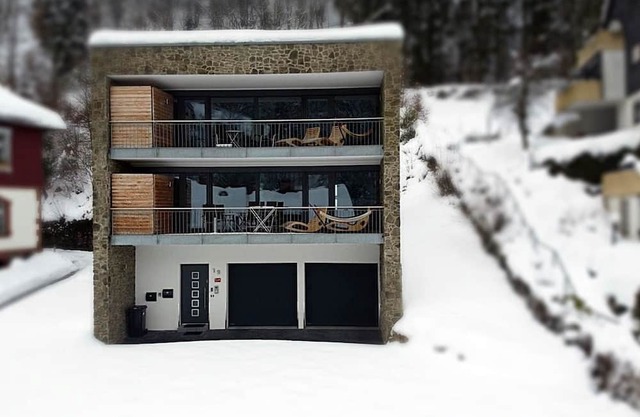 Spacious Black Forest vacation apartment with fireplace, sauna & mountain views