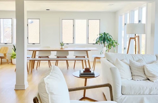 Modern 4-bdrm family beach house with WiFi, Central AC in the heart of Bay Head