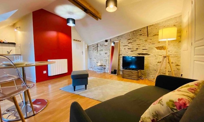 Bouchemaine Apartment | Apartment-Ensuite with Shower