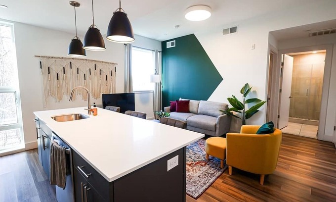 Brewerytown Apartment | Imagine a stylish escape in Glenwood, the epitome of urban luxury