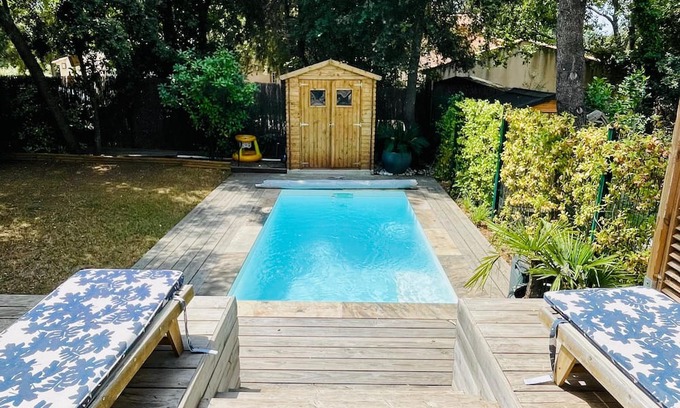 Venelles Villa | Villa à 15 Minutes D'aix-en-provence, 3 Chambres,piscine,climatisation,wifi