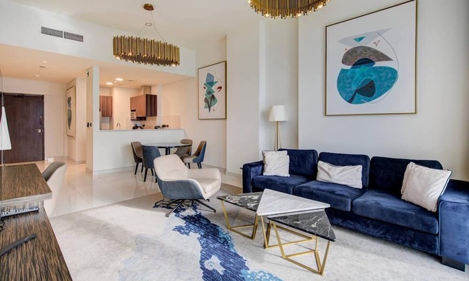 Al Sufouh 2 Apartment | Exclusive 1-Bedroom Suite with Breathtaking City Vistas at Avani Plus Palm View