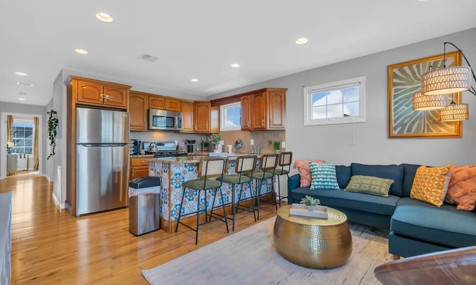 Seaside Heights Apartment | Walk To Beach, Parking for 3 cars, Towels + Linens Included, 4 beach badges