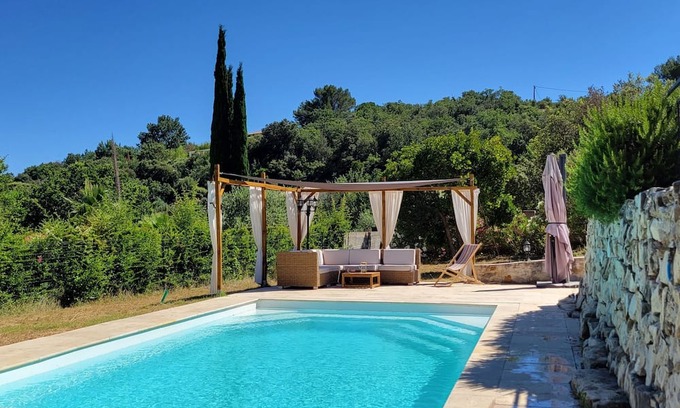 La Roquebrussanne Other | Renovated 150m² Provencal house with climatisation, pool, and garden