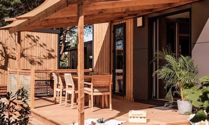 Coux-et-Bigaroque-Mouzens House | Camping Inspire Villages Séveilles - Signature Cottage 4 Rooms 6 People Air Conditioned