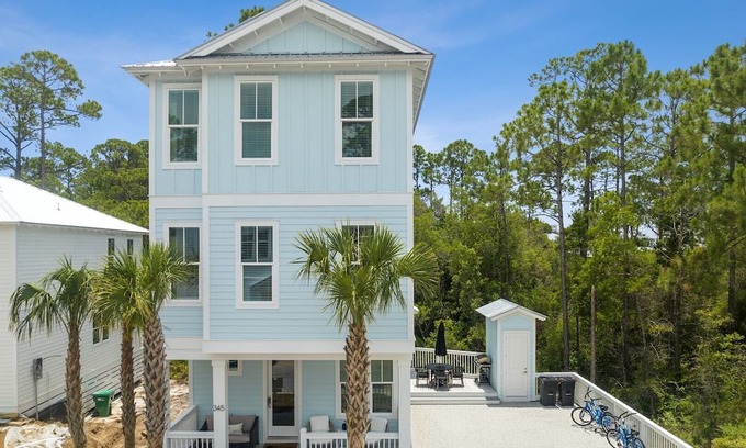 Treetop House | Turquoise Turtle 30A Beach House - Pool, Beach Access, 4 Bikes, Dog Friendly